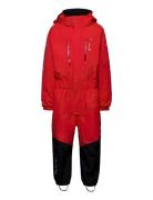 Penguin Snowsuit Kids Navy 86 ISBJÖRN Of Sweden Red