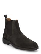 Slhjoseph Suede Chelsea Boot Selected Homme Black