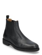 Slhjoseph Leather Chelsea Boot Noos Selected Homme Black