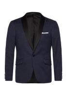 Jaquard Smoking Blazer Lindbergh Navy