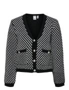 Yascharla Ls Sequin Knit Cardigan YAS Black