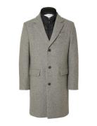 Slhnew Joseph Coat Noos Selected Homme Grey