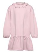 Dress Ls Sweat En Fant Pink