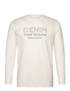 Printed Longsleeve Tom Tailor Cream