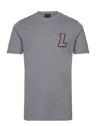 Appliqué Logo Tee Lindbergh Grey