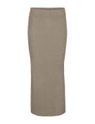 Vmpuff Nw Calf Pencil Skirt Boo Vero Moda Beige