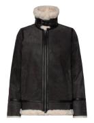 Lydia Shearling Jacket Jofama Black