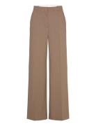 Pleated Suit Trousers Mango Brown