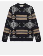 Aksune Inka Wool Knit Anerkjendt Navy