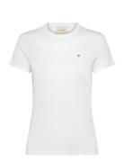 Ck Emb Graphic Slim T-Shirt Calvin Klein White