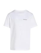 Chest Inst.logo Ss T-Shirt Calvin Klein White