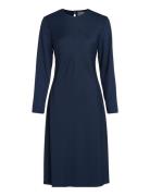 Recycled Cdc Fit & Flare Dress Calvin Klein Navy