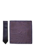 Tie & Pocket Square Amanda Christensen Navy