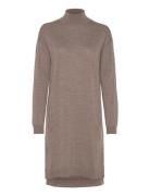 Merino Wool Dress Rosemunde Brown