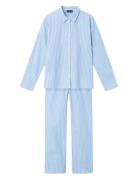 Nlnstripy Pyjamas Set LMTD Blue