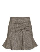 Yaschikka Hw Short Skirt S. YAS Brown