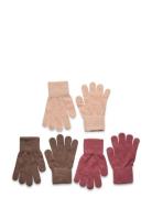 Magic Gloves Knit 3-Pack Minymo Pink