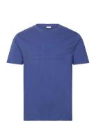 Reg Tonal Shield Ss T-Shirt GANT Blue