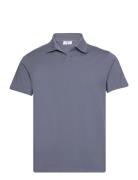 Stretch Cotton Polo T-Shirt Filippa K Blue