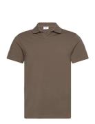 Stretch Cotton Polo T-Shirt Filippa K Brown