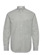 Reg Poplin Gingham Shirt GANT Green