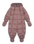 Puff Baby Suit W Acc Rec. Mikk-line Purple