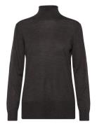 Charlenebbroll Neck Knit Bruuns Bazaar Black