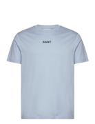 Contrast Small Logo Tshirt GANT Blue