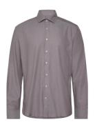 Bs Goran Slim Fit Shirt Bruun & Stengade Brown