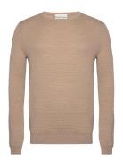 Bs Irving Regular Fit Knitwear Bruun & Stengade Beige