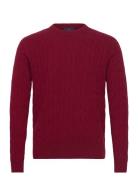 Lw Cable Crew Hackett London Red