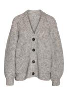 Nmsalsa L/S V Neck Knit Cardigan Fwd NOISY MAY Grey