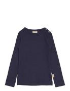 T-Shirt L/S Modal Petit Piao Navy