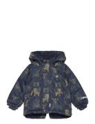 Snow Jacket Aop Minymo Navy