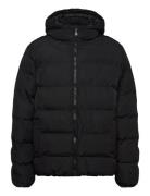 Hood Quilted Coat Mango Black