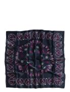 Pcninna Small Silk Scarf Fp Pieces Navy