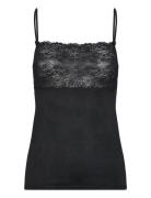 Sensual Secrets Spaghetti Top Calida Black