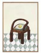 Tpc X Isabelle Vandeplassche - Chair With Fruit The Poster Club Patter...