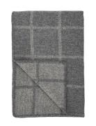 Oppdal Norwegian Wool Blanket Høie Of Scandinavia Grey