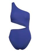 Swimsuit Trina Rib Lindex Blue