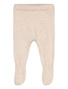 Cotton Footed Trousers Mango Beige