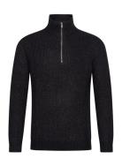 Stand-Up Collar Knit Lindbergh Black