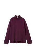 Knit Cosy Mock-Neck Tom Tailor Burgundy