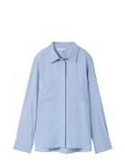 Cosy Melange Blouse Tom Tailor Blue