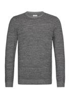 Jjotto Knit Crew Neck Ln Jack & J S Grey