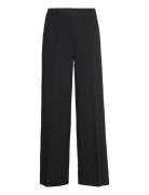 Wideleg Pleated Trousers Mango Black