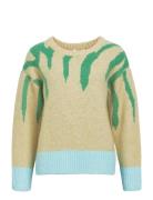 Objrabu Knit L/S Re Pullover 134 Object Cream