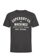 Machined Goods Workwear Tee Superdry Black