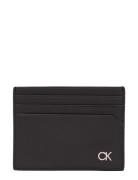 Metal Ck Cardholder 6Cc Calvin Klein Black