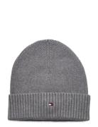 Th Flag Pima Cotton Beanie Tommy Hilfiger Grey